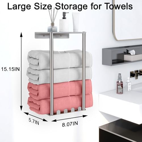 JIAPAIDUO Wall Mounted Towel Rack