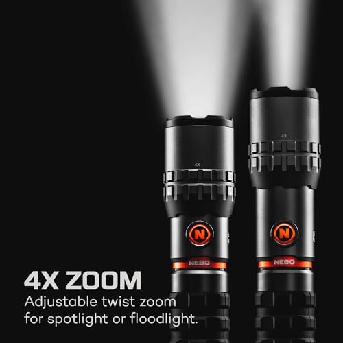 NEBO Slyde King Rechargeable LED Flashlight