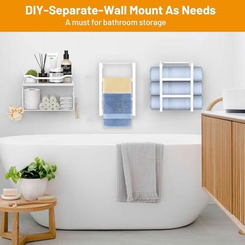 Perfect 34inch Towel Rack for Bathroom Storage