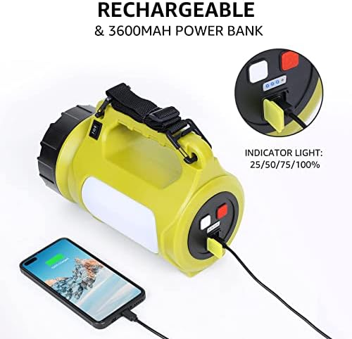 1000LM LED Lantern with Power Bank Camping Essentials