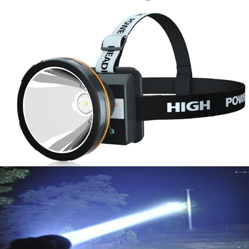 ODEAR Rechargeable LED Spotlight SharpBright Bulbs Long-Range Beam Waterproof Design
