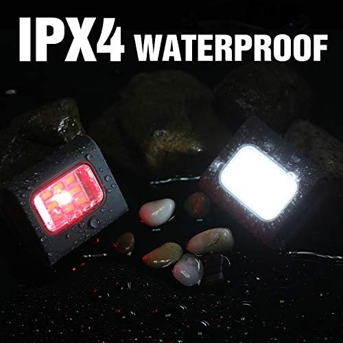 HOKOILN 2-Pack LED Running Lights for Runners - Rechargeable Bright Durable