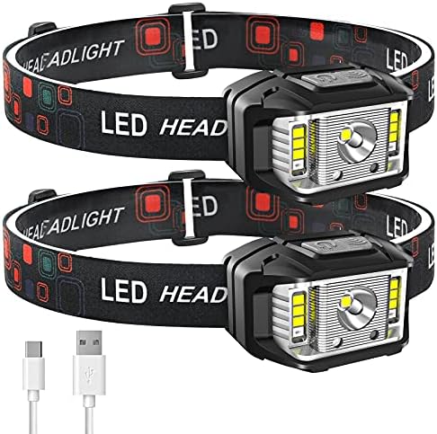 1200 Lumens Rechargeable Headlamp with waterproof Functionality