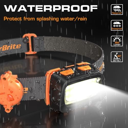 EverBrite 300-Lumen Headlamp with Dual Switch Lights