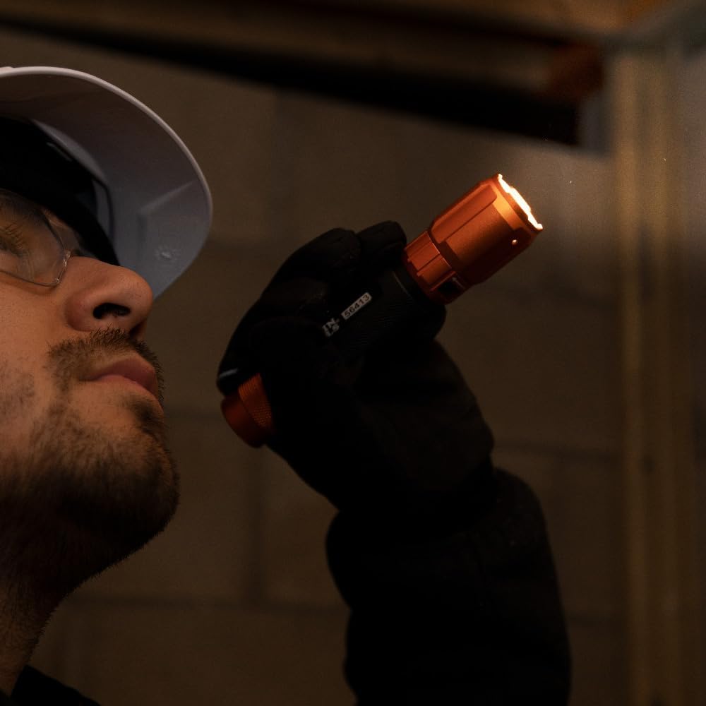 Rechargeable 2-Color LED Flashlight with Holster