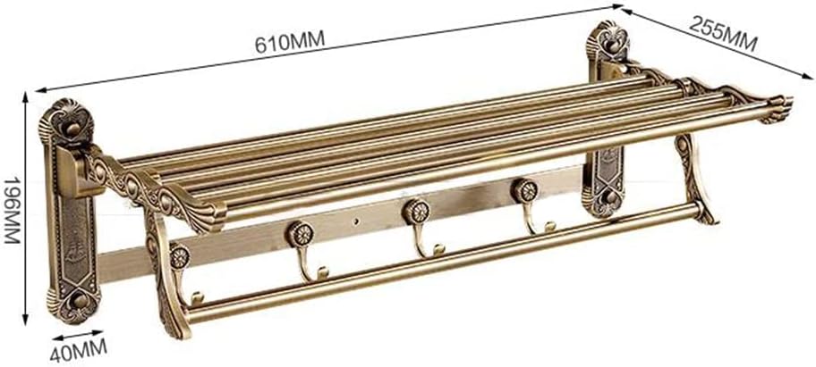 Stainless Steel Wall Mounted Towel Rack