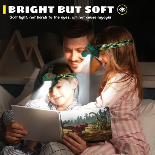 Dysaim T-Rex Headlamp for Kids