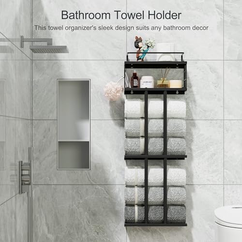 Bath Time Miracle Butlerinas Compact Towel Organizer