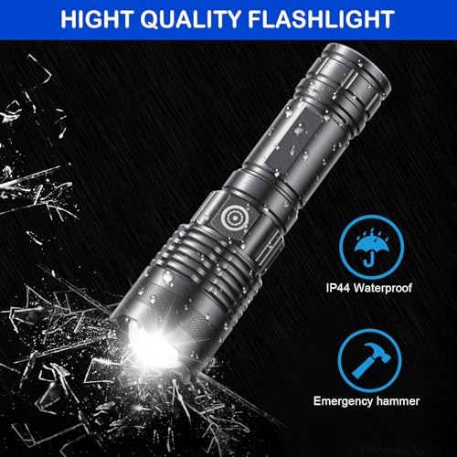YLQFH 3 Pack Rechargeable Flashlights High Lumens