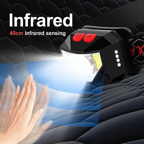 Headlamp Rechargeable 2 Pack