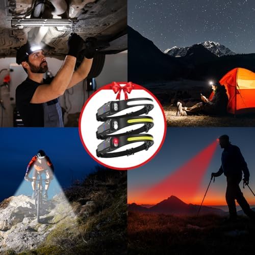 Compact Powerful 230 Wide Beam Headlamp with 7 Modes