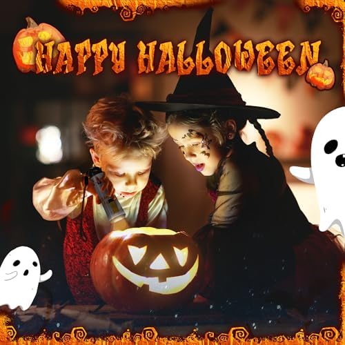 EverBrite Halloween pumpkin lantern and headlamp set with 1-pack flashlight
