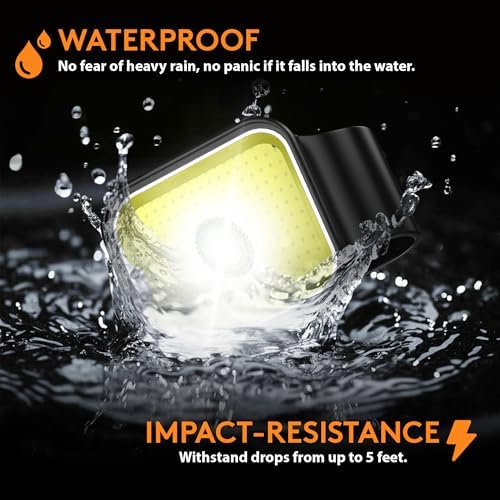 12 Lighting Modes Clip-On Running Light Rechargeable Durable