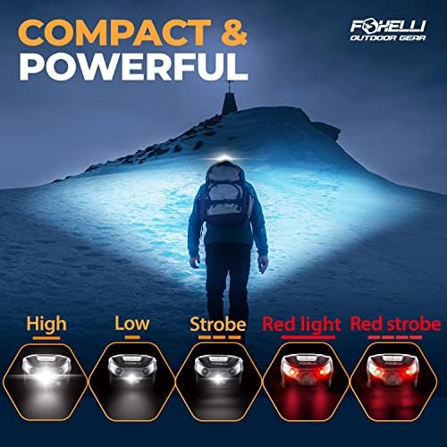 Bright Lightweight and Durable Headlamp for Running Camping Hiking and Family Adventures