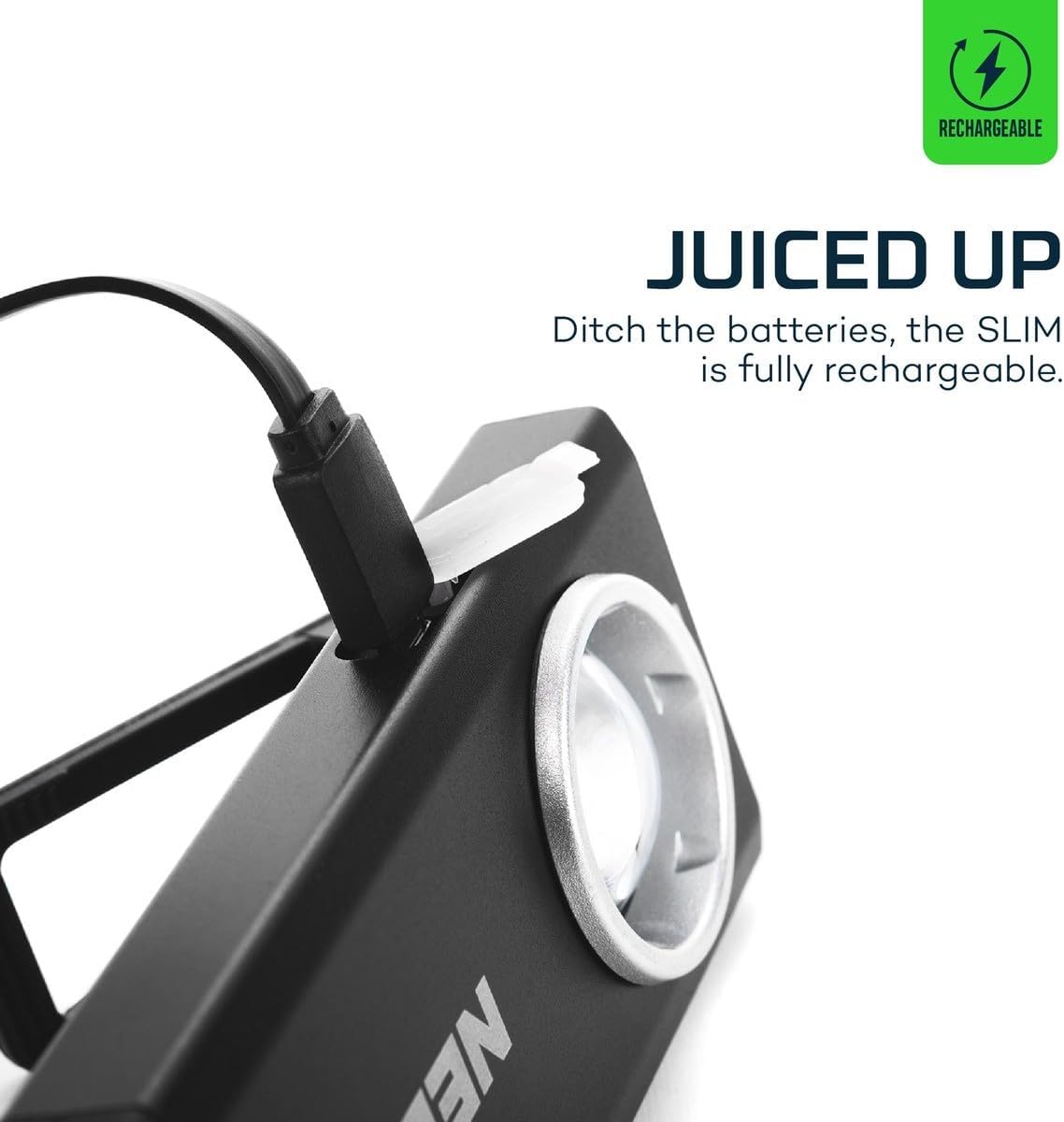 NEBO Slim Work Light USB Rechargeable Bright Pocket Light with a Clip
