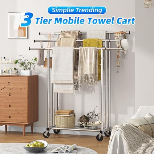 Expandable Towel Rack with Premium stainless steel
