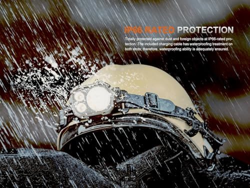 LuxeS 4000 Lumens Headlamp 492 Yards Brightness with Spotlight Floodlight Red Light Modes