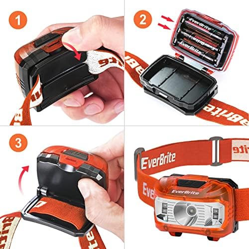 EverBrite 1000 Lumens Rechargeable LED Camping Lantern 2-Pack Headlamp UltraBright Portable