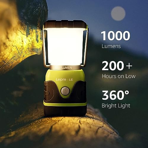 1000LM LED Camping Lantern Adjustable Spotlights 230 Beam Waterproof Easy to Use