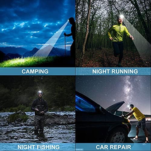 Bud K LED Headlamp USB Rechargeable 90000 Lumen