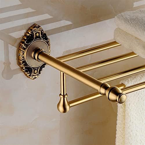 Antique Brass Towel Rack