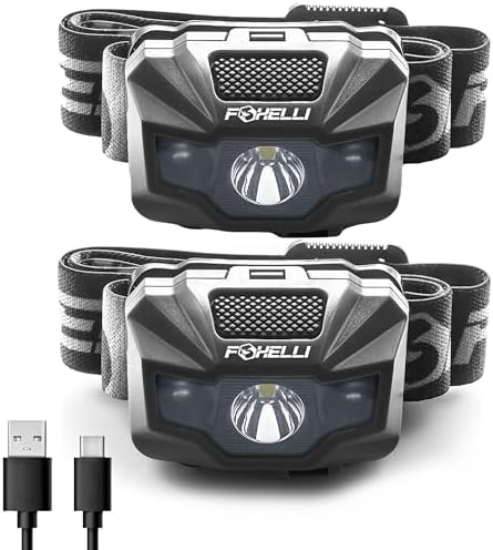 Bright Side of Hiking Rechargeable LED Headlamp
