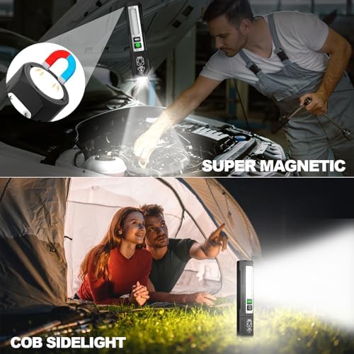 Banral Magnetic Rechargeable Flashlight for Camping