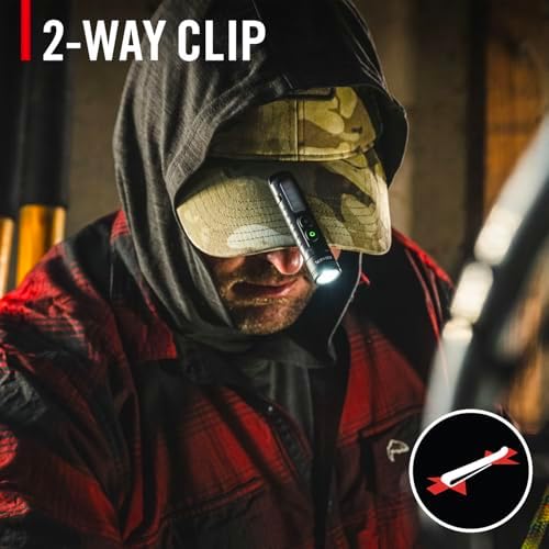 Coast KL35R Rechargeable LED Pocket Flashlight with RED Light