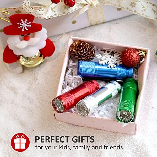 FASTPRO 4-Pack Aluminum LED Flashlight Set