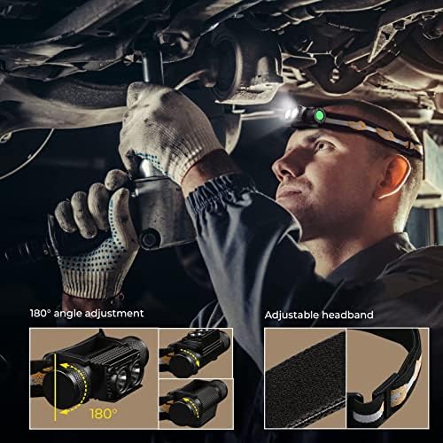 Packed with Power D25LR Headlamp for Hiking Camping