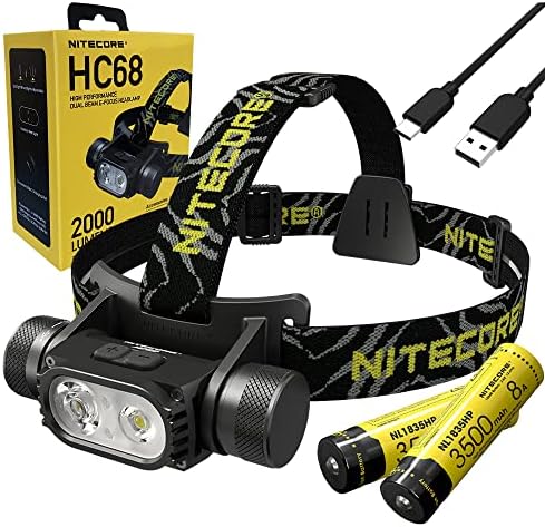 Nitecore Dual Beam Headlamp Powerful Dual Beam 2000 Lumens