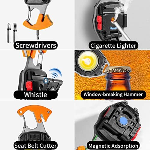 Bright Sparks Rechargeable LED Flashlight Keychain
