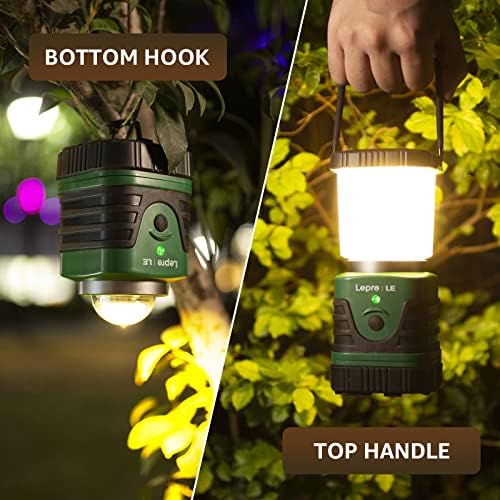 Lighting EVER Rechargeable LED Camping Lantern 1000LM 4400mAh Power Bank