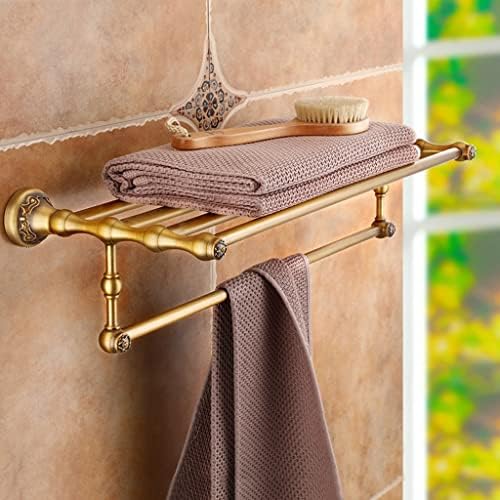 All-Copper Antique Bathroom Towel Rack