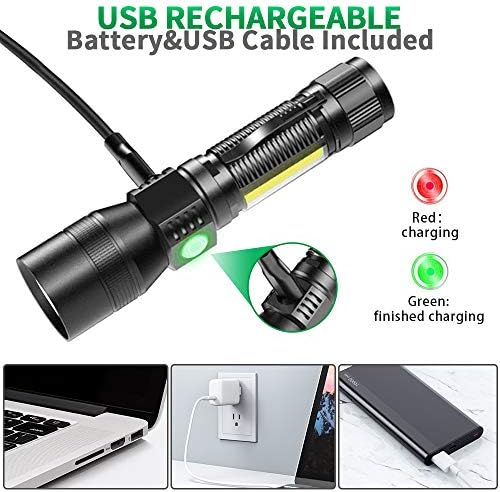 AdamStar Blacklight 3-in-1 Rechargeable Flashlight