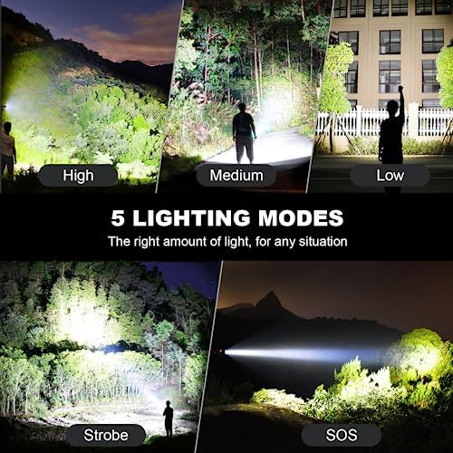 Bright Portable 990000 Lumens for Home Camping Hiking