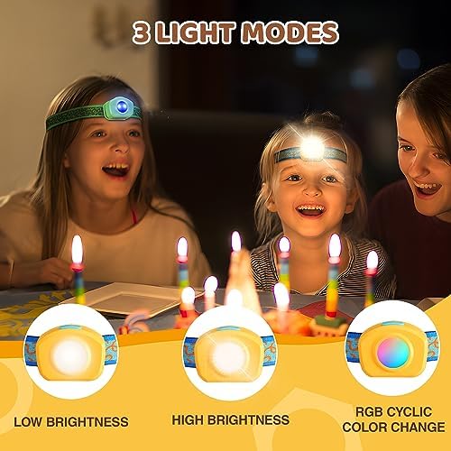 EverBrite Kids Rechargeable LED Headlamp with RGB
