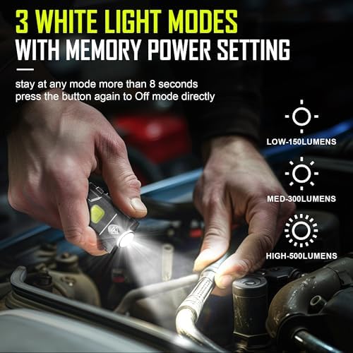 500Lumens Small Keychain Flashlight