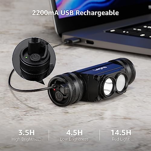 Lepro 1000 Lumen Headlamp - 500FT Flashlight for Camping Hiking