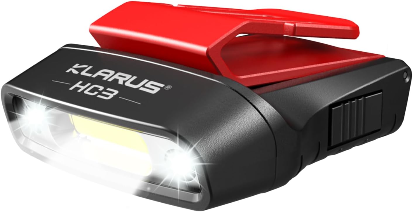 Klarus HC3 Rechargeable Cap Light - 100 Lumens
