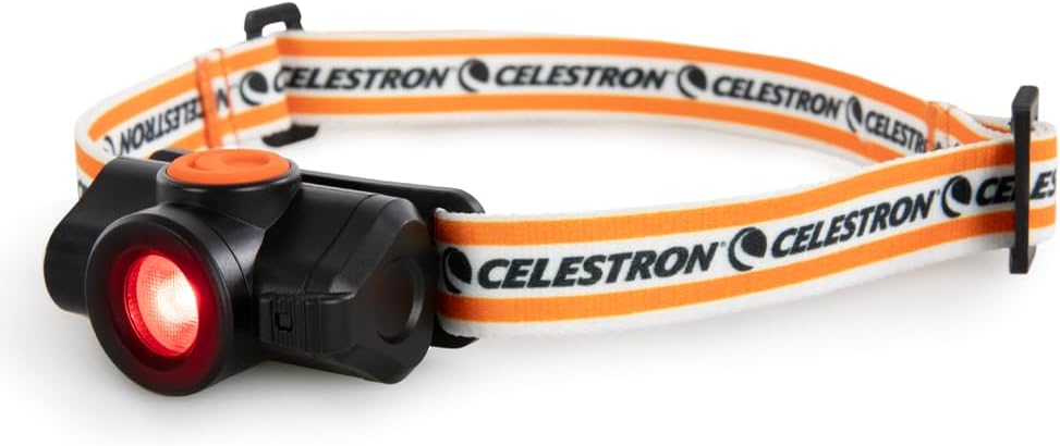 Celestron Night Vision Headlamp - 45 Adjustable for Astronomy Camping