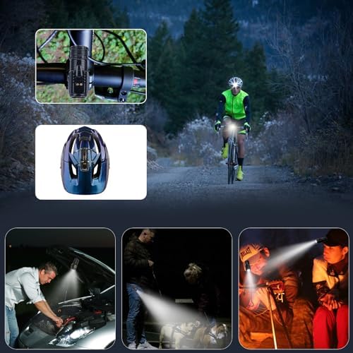 Mini LED Flashlight with 5 Light Modes Rechargeable USB-C Magnetic Pocket