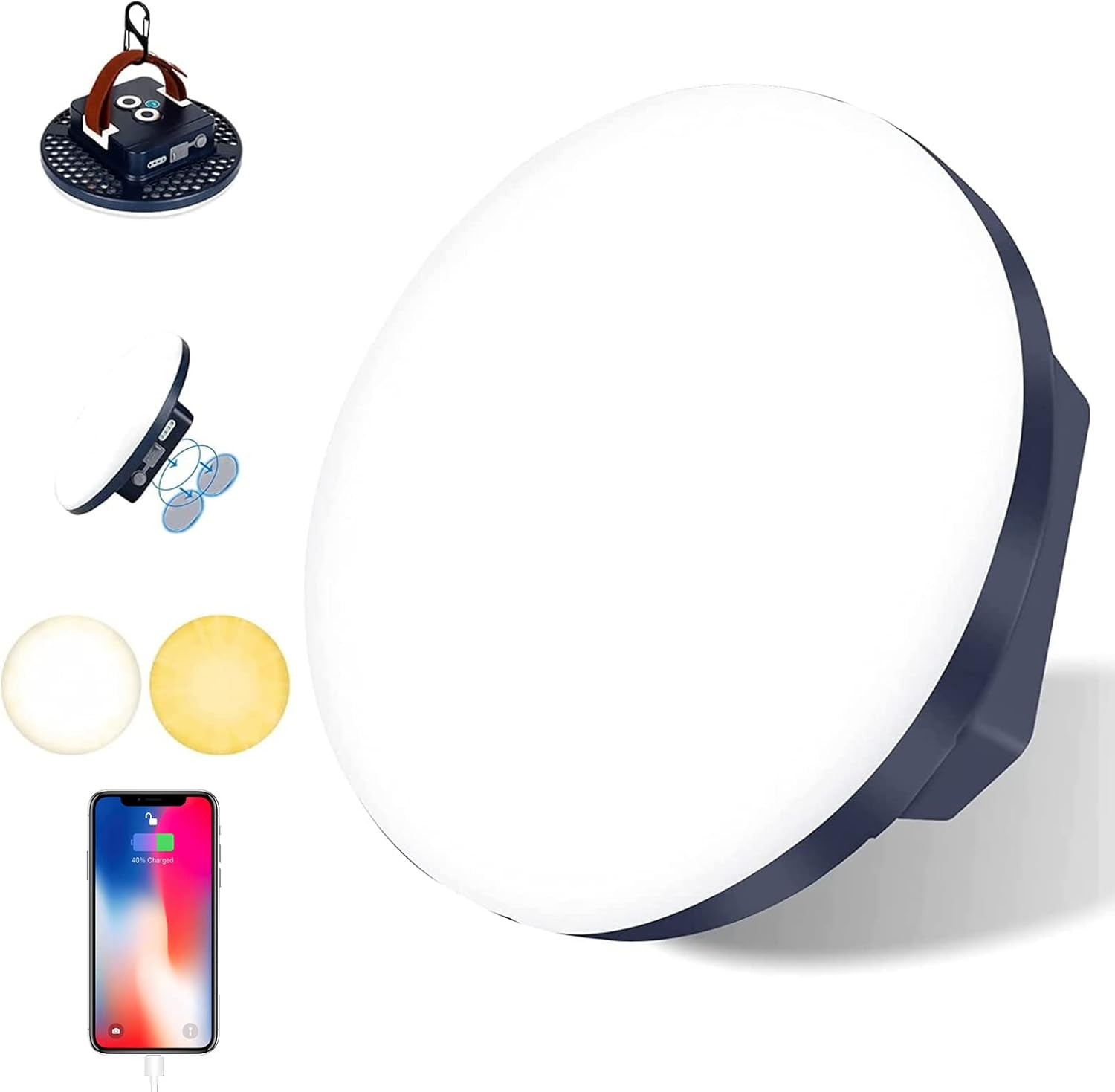 Iodoo 6000K Portable LED Tent Lantern