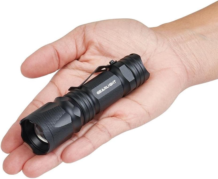 GearLight M3 Two-Battery LED Flashlight Compact tactical