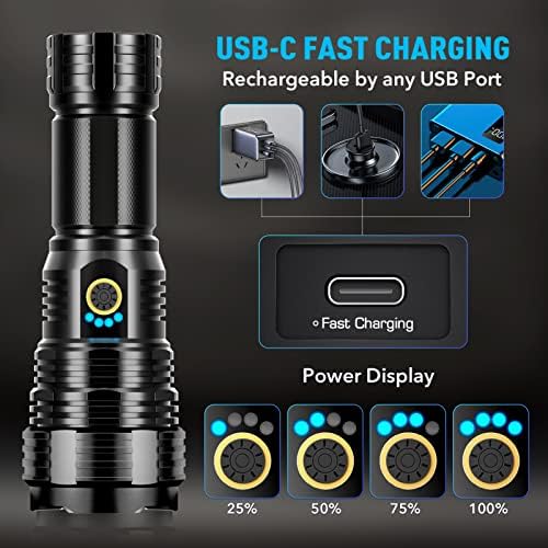 Sinvimes 5-in-1 Rechargeable Flashlight