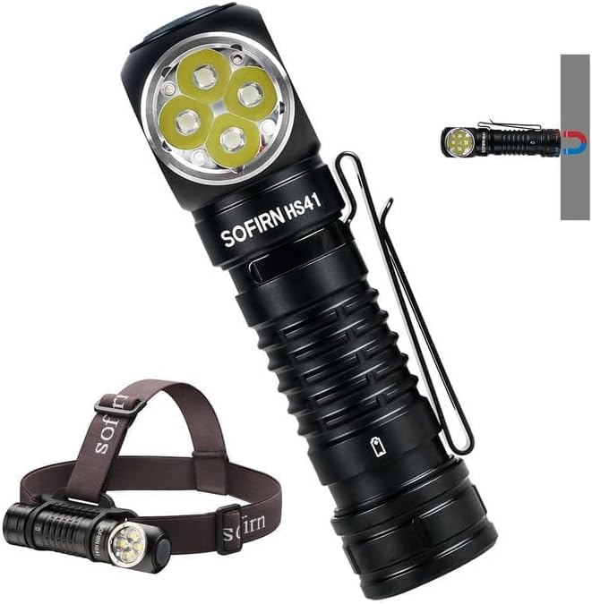 4000 Lumen Rechargeable Headlamp with Magnetic Base