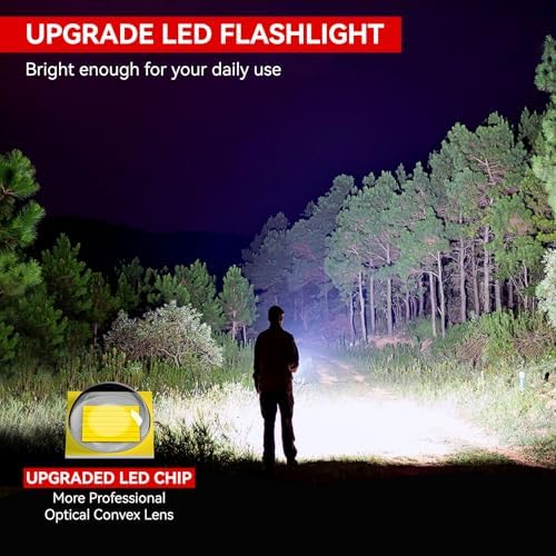 LETMYTactical Flashlight - Bright Waterproof 2 Pack for Camping Emergencies