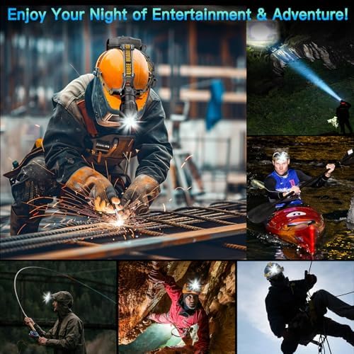 UBEE Rechargeable Headlamp Brightest Most Reliable