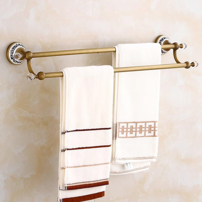 Antique Copper Towel Rack Set