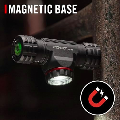 Coast XPH34R Headlamp Pure Beam Rechargeable Magnetic